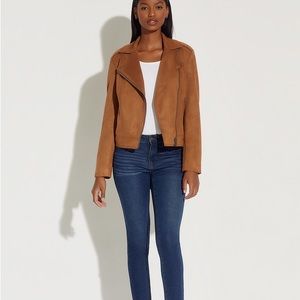 Philosophy Faux Suede Moto Jacket